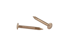 MB-Flachrundstifte, Kupfer blank Ø 2.5 x 20mm, Pack à 1kg FN 667 - Drahtstifte, CU-Stifte, Inoxstifte