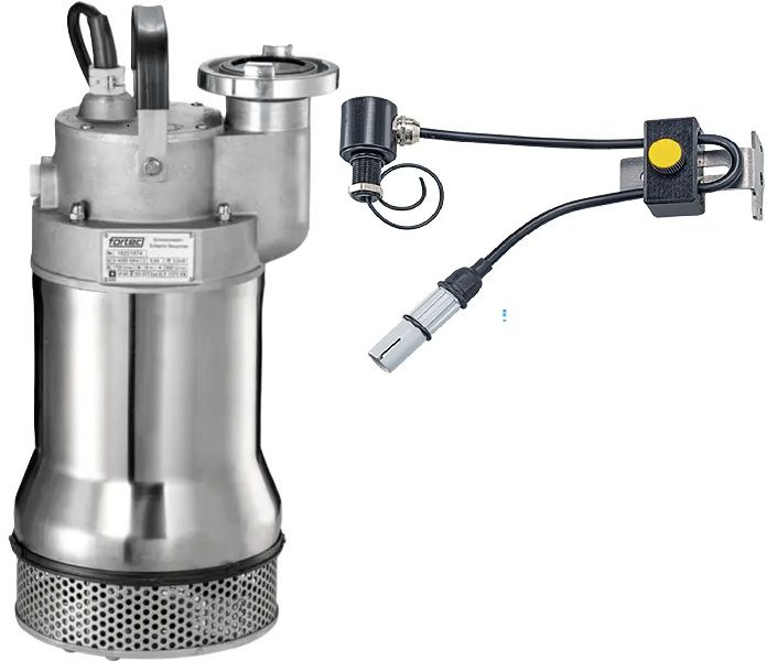 fortec® Baupumpe, PBI-42/S2 230V ,Fördermenge 42'000 l/h,mit verstellbarem Sen - Wasser