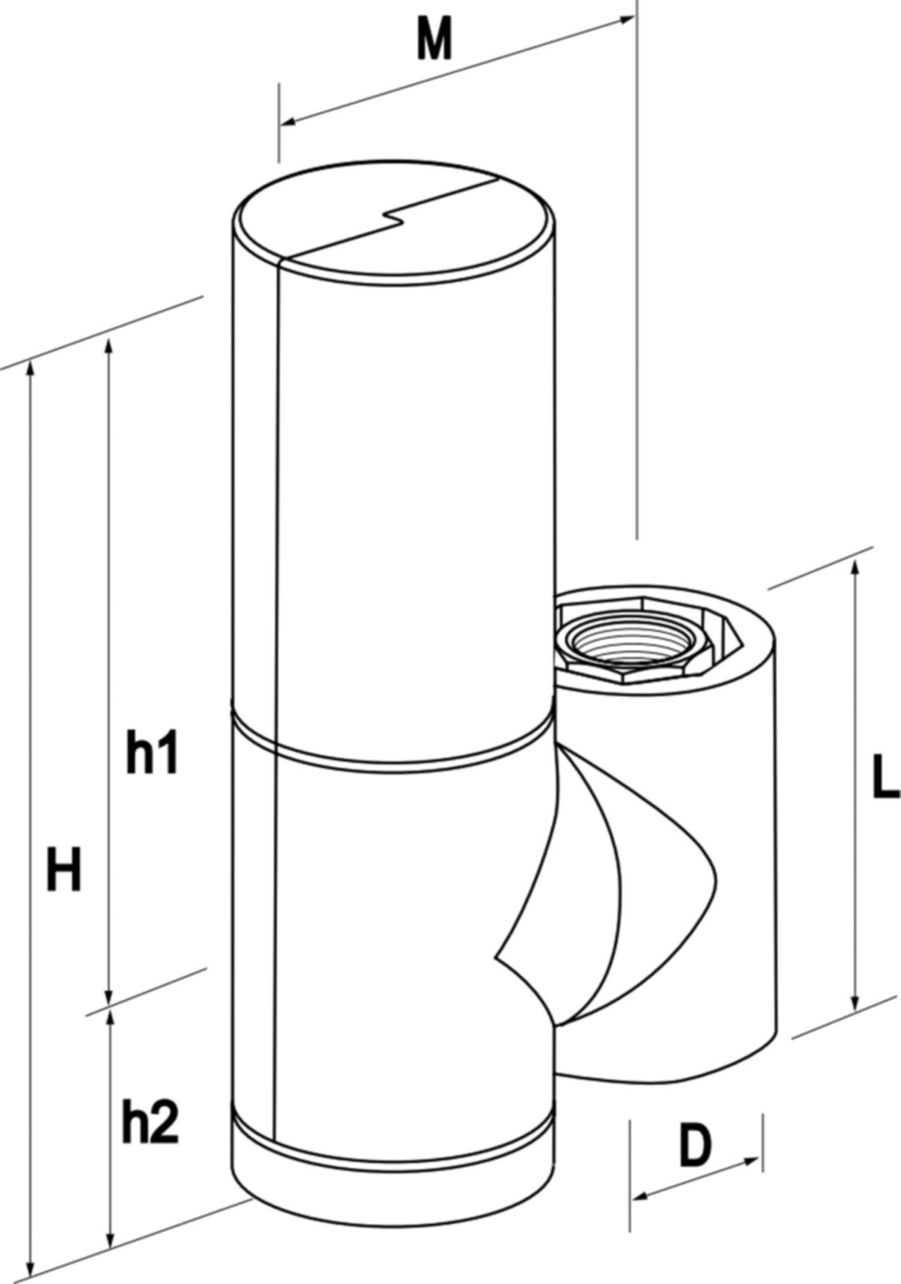 Abscheider f.Mikroblasen Zeparo ZTVI G 11/4 - Pneumatex Luft- / Schlammabsch. Messing