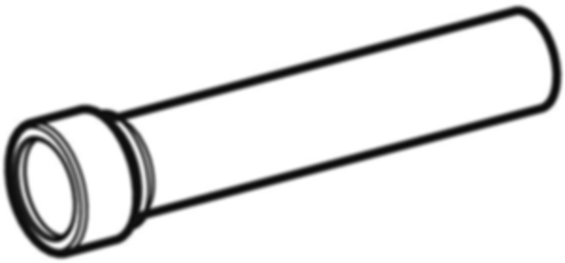 Steckdichtung zu Gewinderohr d 32mm - 1 1/4" 159.615.00.1 - Geberit-Sifon + Apparateanschlüsse