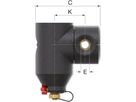 Flamco Clean Smart Schl-Abscheider 11/2" 30035 m/drehbaren Anschlüsse und EPP Isolation - Flamco Luft- und Schlammabscheider