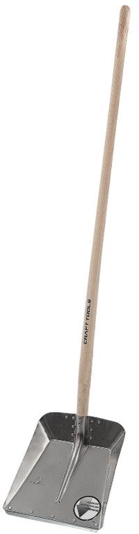 CRAFT TOOLS Wegmacherschaufel Gr. 2 mit verz. Stahlkante, L: 140cm, BL.: 38x38cm - Gartenbauwerkzeuge