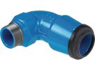 Winkel-Steckfitting 90° mit AG 6430 d 25mm - 3/4" - Hawle Steckfittinge
