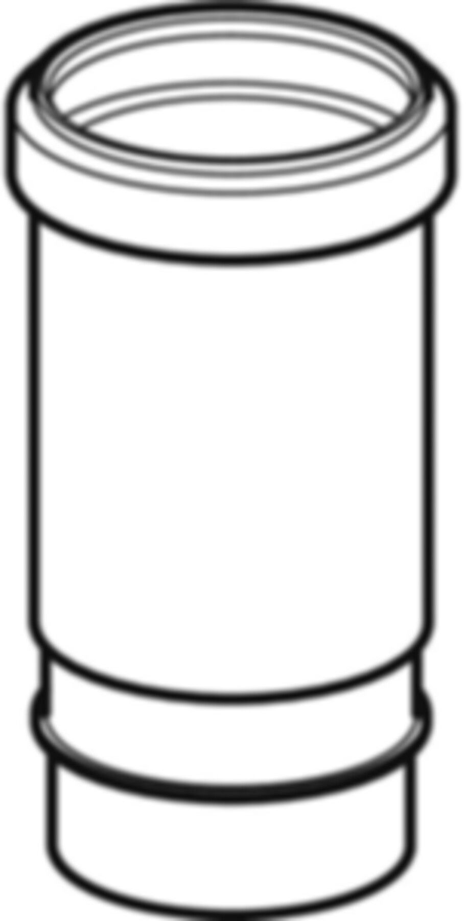 Langmuffe d 160mm 369.700.16.1 - Geberit-PE-Formstücke