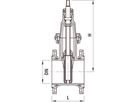 Tausch-Schieber PN 10 4019 inkl. Losflansch, zugfest DN 200 - Hawle Armaturen