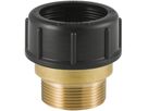 Stutzen mit Verschraubung und MS-Nippel d 50mm - 1 1/2" 359.309.00.1 - Geberit-PE-Formstücke