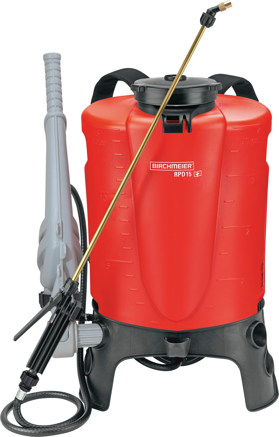 BIRCHMEIER Rückensprühgerät RPD 15 ABR 15L, rot, max. 5 Bar - Reinigung