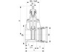 Flansch-/Schraubmuffenschieber Fig. 5420 DN 50 PN 10/16 - Von Roll Armaturen