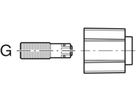Abpressstopfen mit Montagehülse 1/2" 650.703.00.1 - Geberit-Push Fit-Formstücke