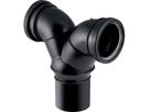 Wandklosett-Doppelbogen 180° d 90/ 90mm 308.923.14.1 - Geberit-PE-Silent-Formstücke
