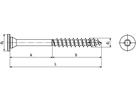 Tellerk-SPAX® I-6rd WIROX® BN20741 5 x 77 / 46 (T20) - Bossard Schrauben