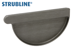 Anklemmboden rechts 250 mm 126 "Strubline" - Zink vorbew. Spenglereihalbfabrikate