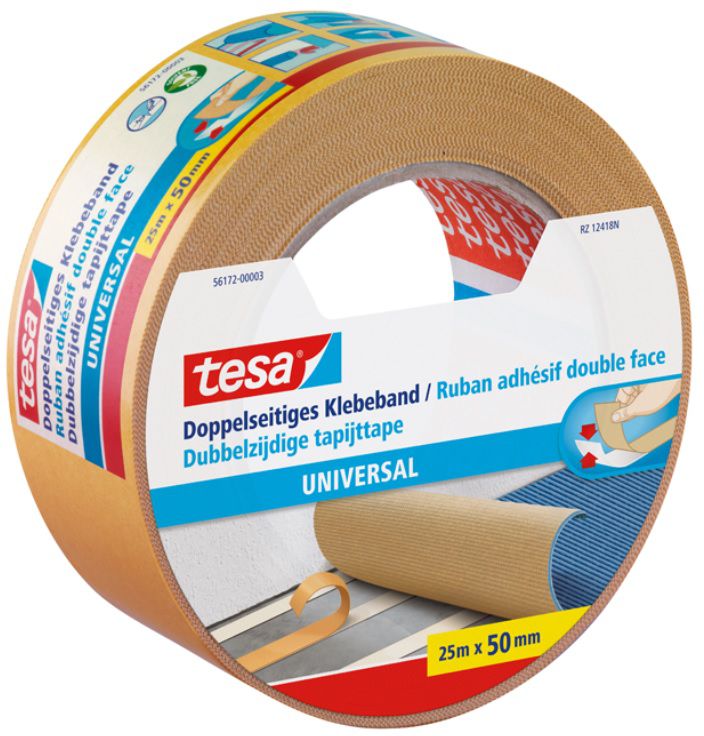 TESA universelles Verlegeband B= 50mm,L= 25m, 56172 - Kleben