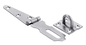 CHARMAG Ueberfalle m. Kloben BxL=40x250mm offen, verzinkt - Scharniere, Verschlüsse und Zubehör