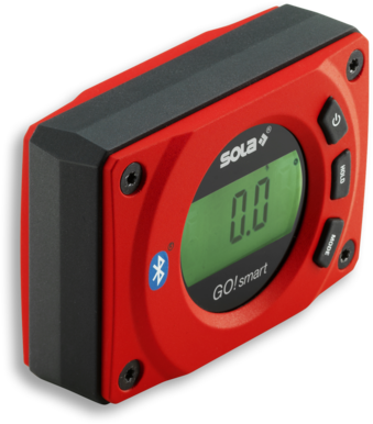 GO! SMART Neigungs- und Gefällsmesser 80 x 55 x 27 mm, IP52, 1 x 1.5 V (AA) Batterie - Nivellieren