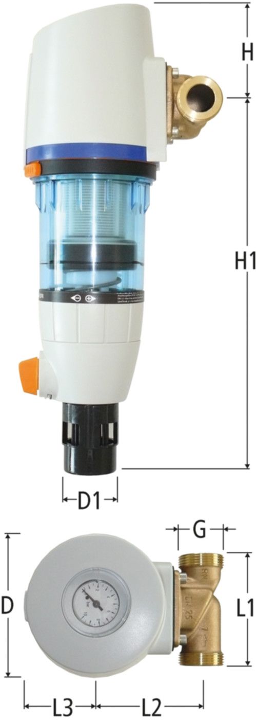 Druckreduzier-Feinfiltergruppen NUSSBAUM Aquapro Redfil