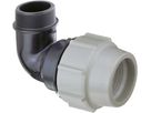 Winkel 90° mit AG 7850 d 40mm - 1 1/4" - Plasson-Klemmfittinge