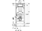 Wand-WC-Element Sigma 111.919.00.6 Typ 112 Elektro-und Kommunikationsanschl. - Geberit-Duofix