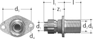 Wanddurchführungen +GF+ JRG Sanipex