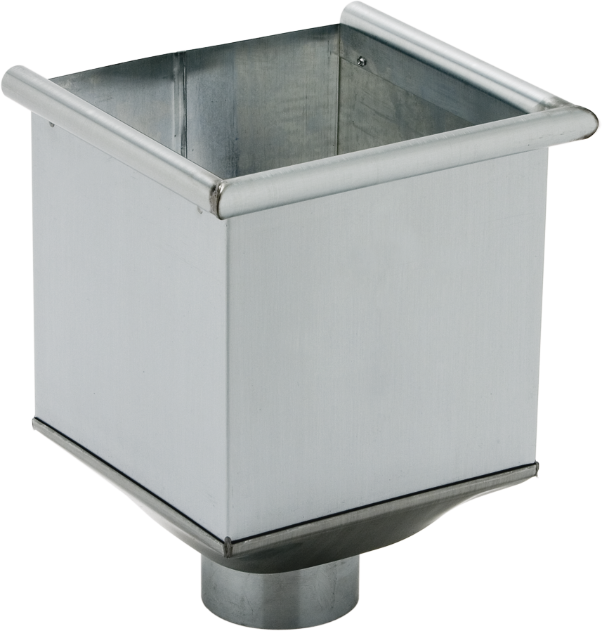 Rinnenkasten o/Stern 220/100 mm 150 Wulst 3-seitig - Zink Spenglereihalbfabrikate