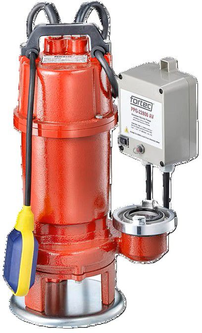 fortec® Schmutzwasser- / Fäkalienpumpe, PPG-22800 230V ,Fördermenge 22'800 l/h - Wasser