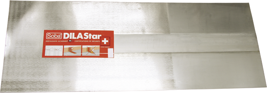 Dilastar 1Kopf verdeckt 1300 mm 493 "SOBA" Uginox - Dilatationen