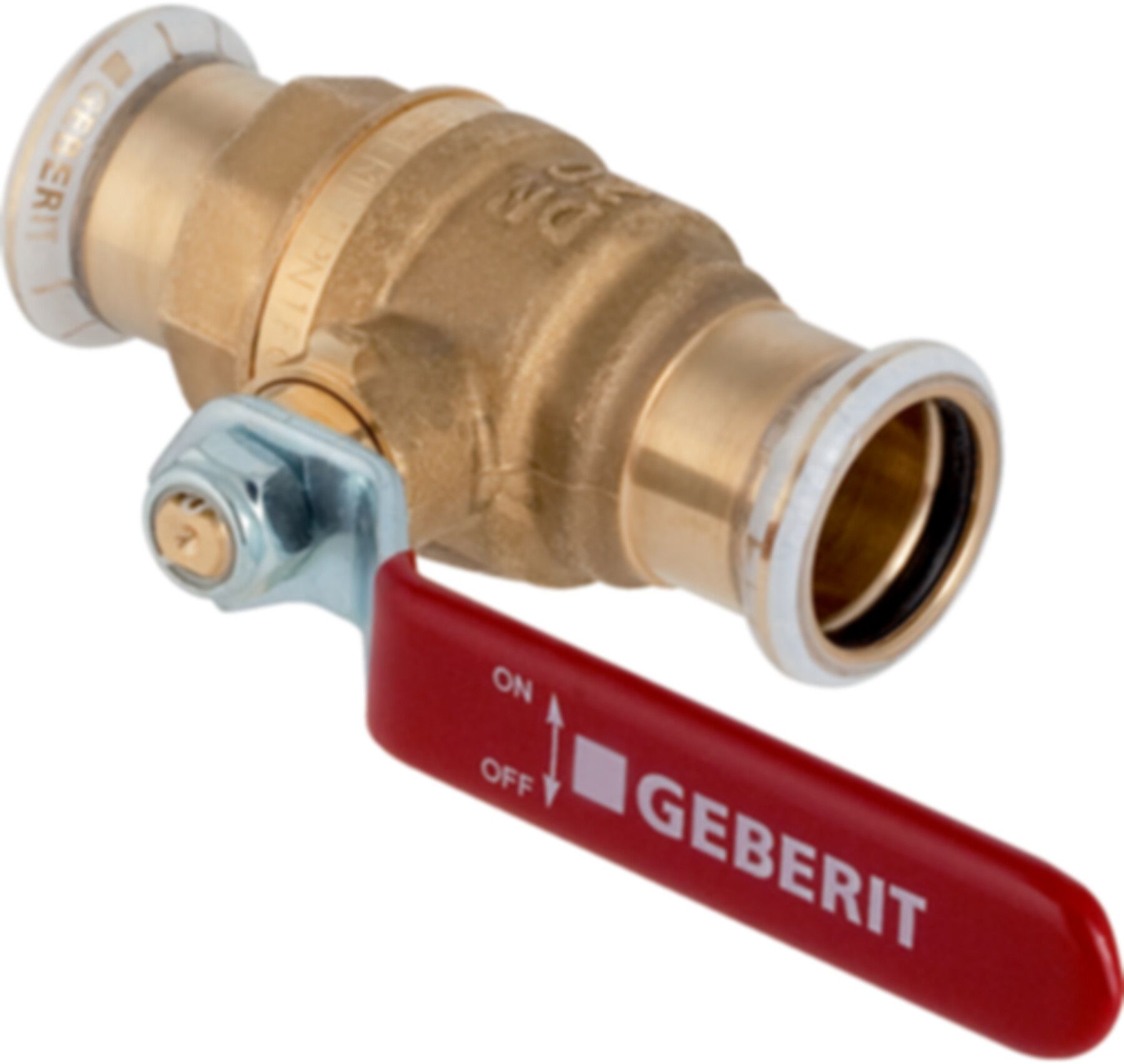 Kugelhahn 42mm 94927 mit Betätigungshebel - Geberit Systemventile / Armaturen