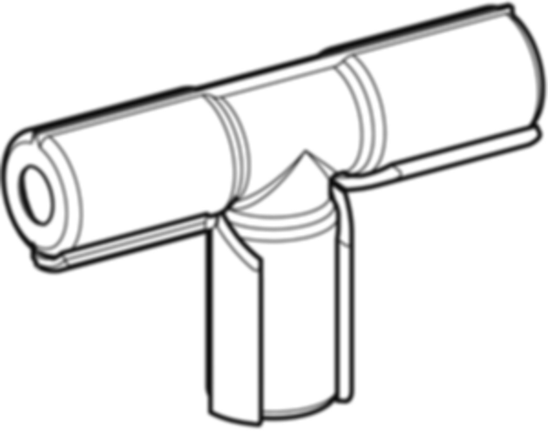 Schutzrohr-Abschluss T-Stück 16/20mm 601.837.00.1 - Geberit-Push Fit-Formstücke