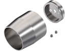 Handlaufsteckrohr  verdeckt 2-teilig 42.4 mm , geschliffen 1.4301 126922 - INOXTECH-Handlauf-/Geländer-System