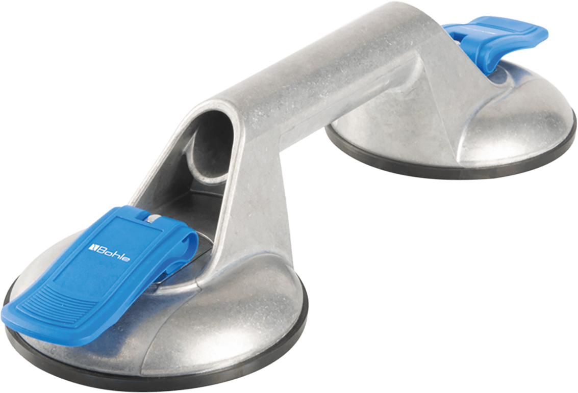 VERIBOR Saugheber Alu 2 Saugköpfe Ø 120mm, Tragkraft bis 60kg - Spannwerkzeuge