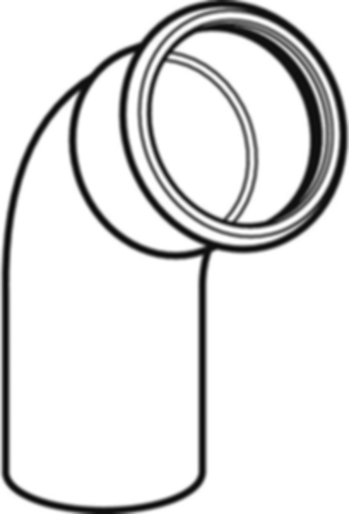 Bogen 60° m/Steckende 108mm 36180 - Mapress-Sanitär-Supersize-Formstücke