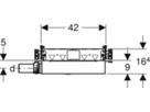 Duschelement mit Wandablauf 461.735.00.1 d 56mm - Geberit-GIS