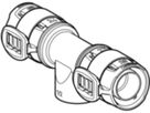 T-Stück m/IG 50mm- 3/4"-50mm 620.165.00.1 - Geberit FlowFit-Rohre/Formstücke