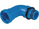 Winkel 90° mit ZAK-Anschluss  6452 ZAK-ZAK - Hawle Steckfittinge