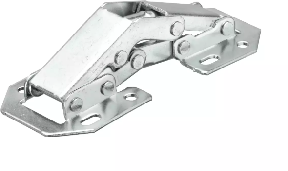 Hettich Federscharnier vernickelt, zum Aufschrauben, MINI - Diverse Möbelbeschläge und Zubehör