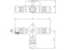 Umschaltventile 6 x 6 x 6 mm 210 20 51 - Oventrop Heizöltankarmaturen und Zubehör