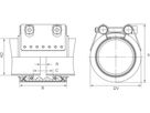 Plast-Grip EPDM-ES Verschluss Edelstahl zugfest 40.0 mm 39.0 - 40.5 mm - Straub Kupplungen