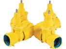 Combi-4 mit Steckmuffen Baio Gas 4435 DN 80/80 - Hawle Armaturen