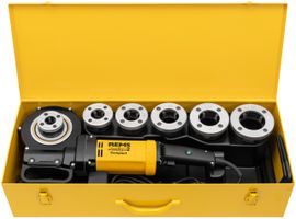 REMS Gewindeschneidm,Amigo 2 Compact Set 540024 RSEV, R 1/2"-3/4"-1"-11/4"-11/2"-2" - Sanitärwerkzeuge