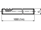 Trapezgewindespindeln à 1 m St 4.6 BN420 TR22x5 - Bossard Schrauben