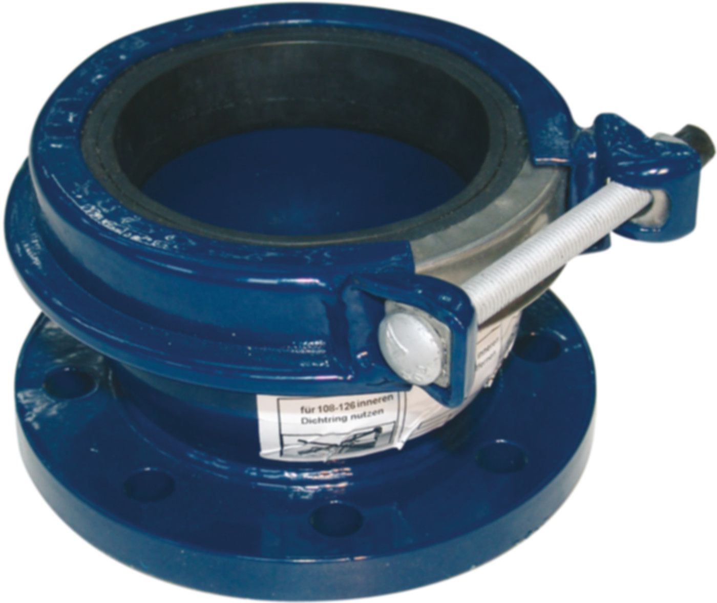 Hymax mit Flansch PN 16 DN 100 Spannbereich: - Hymax-Kupplungen