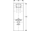 Paneel WC-Element 111.855.00.1 - Geberit-Duofix