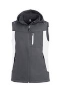 FHB JUSTUS Softshellweste weiss-anthrazit Gr. 2XL - Textilien