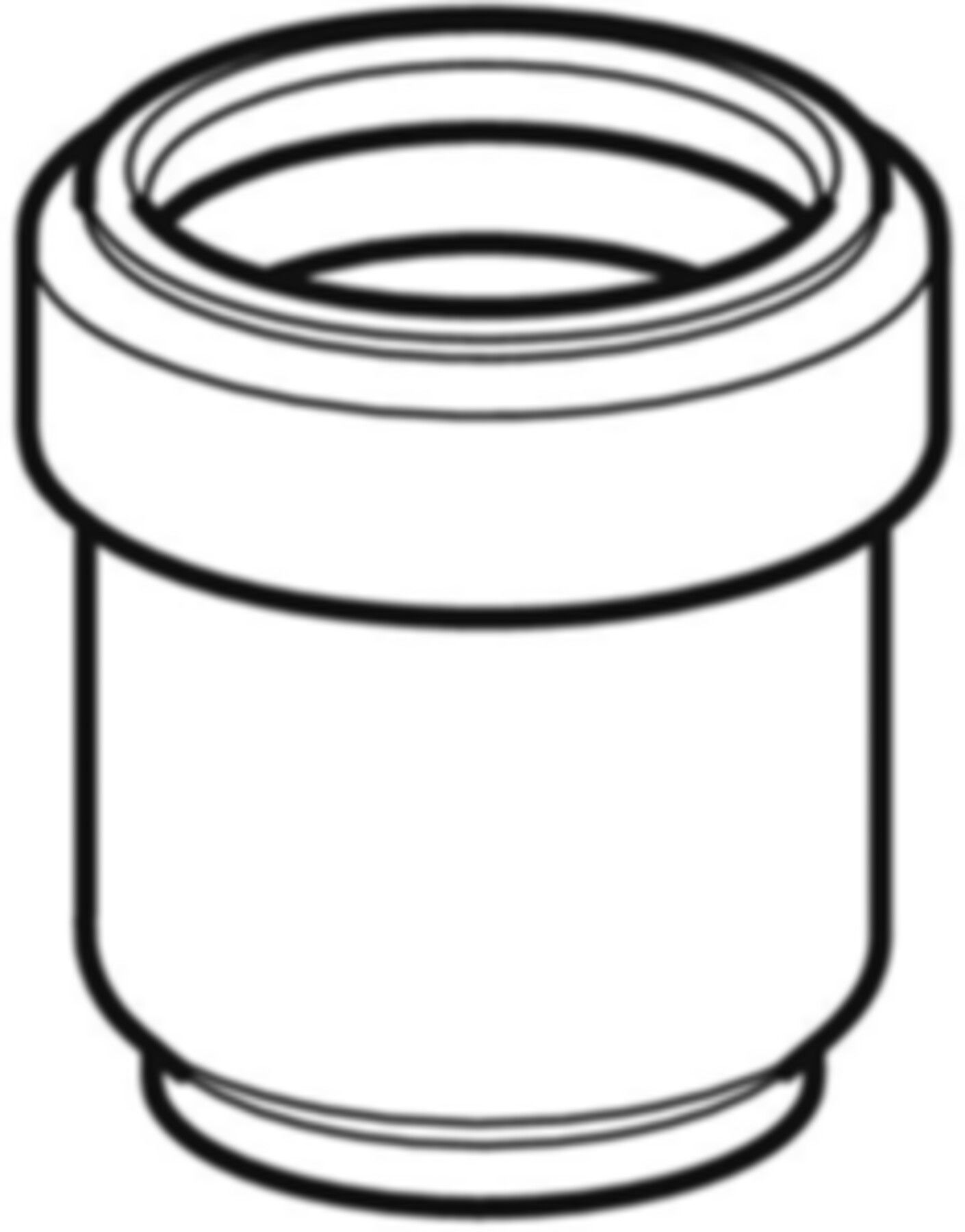 Steckmuffe 32mm 379.768.16.3 - Geberit-PE-Formstücke