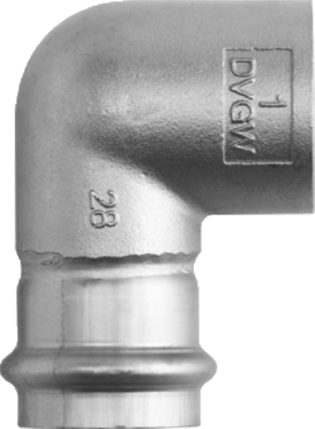 Industry-Winkel mit IG 28mm x 3/4" 80306.27 - Optipress-Industry Formstücke