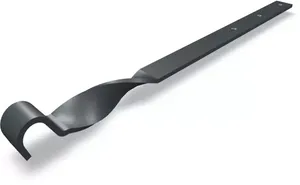 PREFA Überbügel für Aluminiumdachrinne 250-400 mm P.10 Dunkelgrau - PREFA Dachentwässerungssysteme