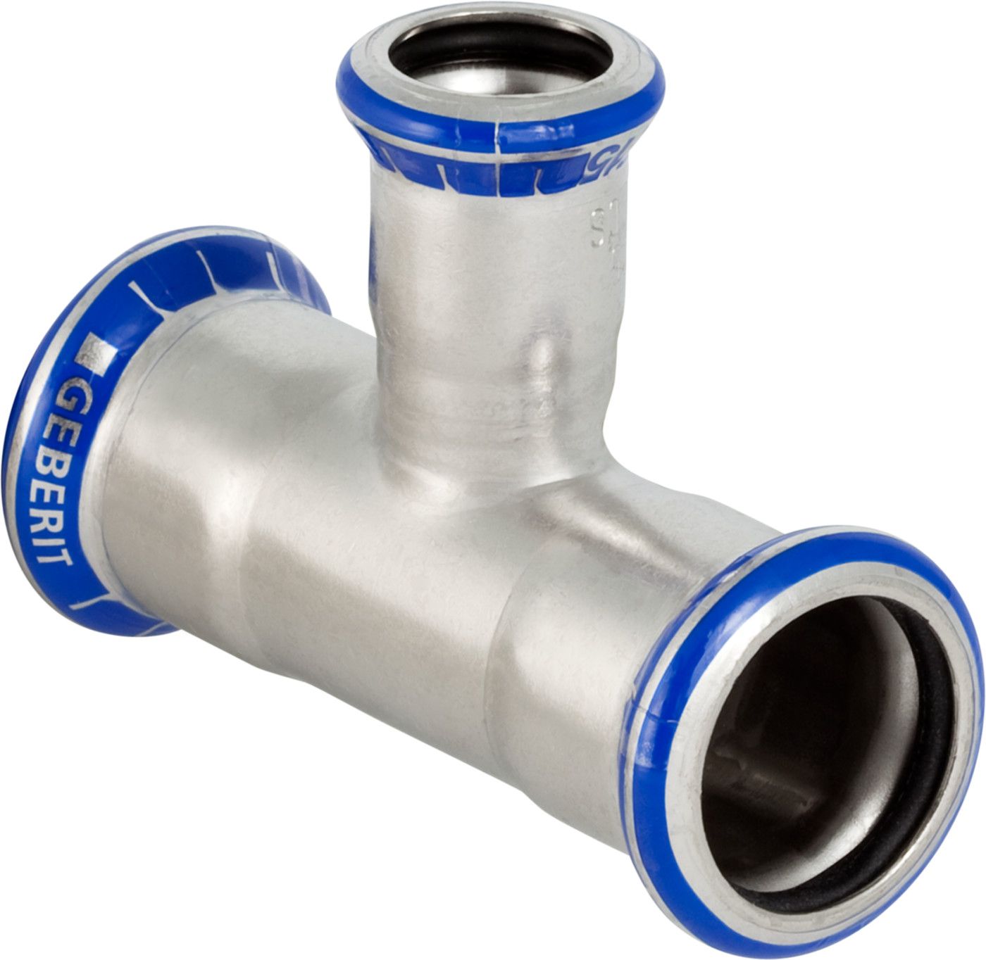 T-Stück reduziert 76.1-54-76.1mm 31233 - Mapress-Sanitär-Supersize-Formstücke