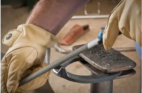 Feile Halbrund, mit Heft PF 1152, L= 200mm, Hieb 2 (Halbschlicht) - Feilen, Bürsten