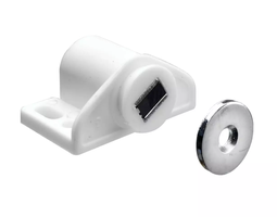 Hettich Magnetschnäpper weiss, 18 x 27mm, Haltekraft 2kg, à 2 Stk - Diverse Möbelbeschläge und Zubehör