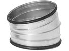 Segmentbogen 15° 355mm BFU-V - Spiralfalzrohre und Zubehör System Safe